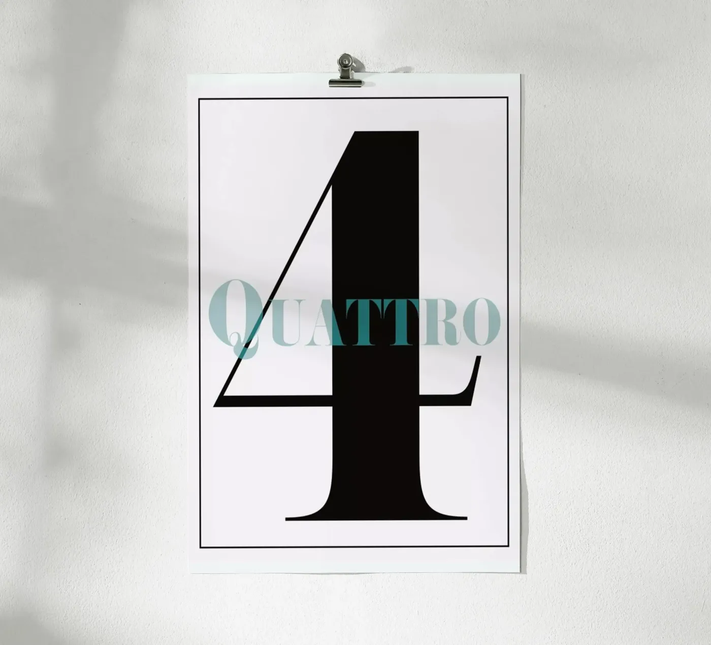 Numero 4 poster van In Full Color