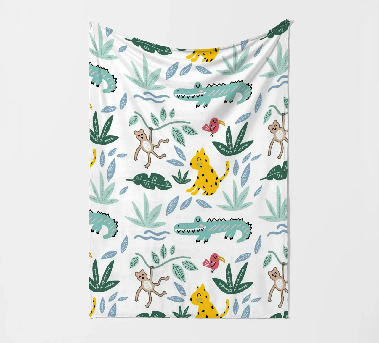 Amazonas Muster Fleecedecke von BAINAI KIDS