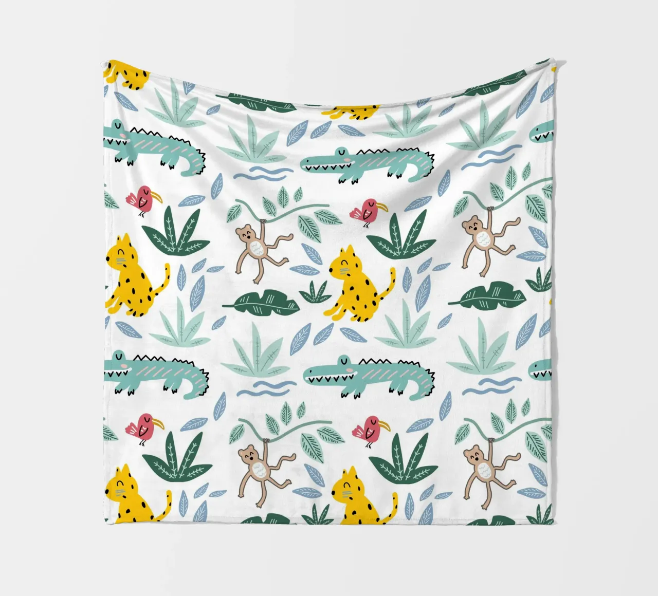 Amazonas Muster Fleecedecke von BAINAI KIDS