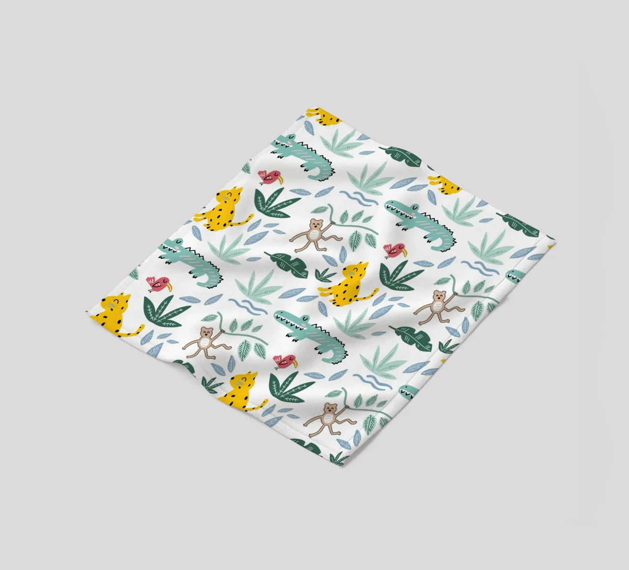 Amazonas Muster Fleecedecke von BAINAI KIDS