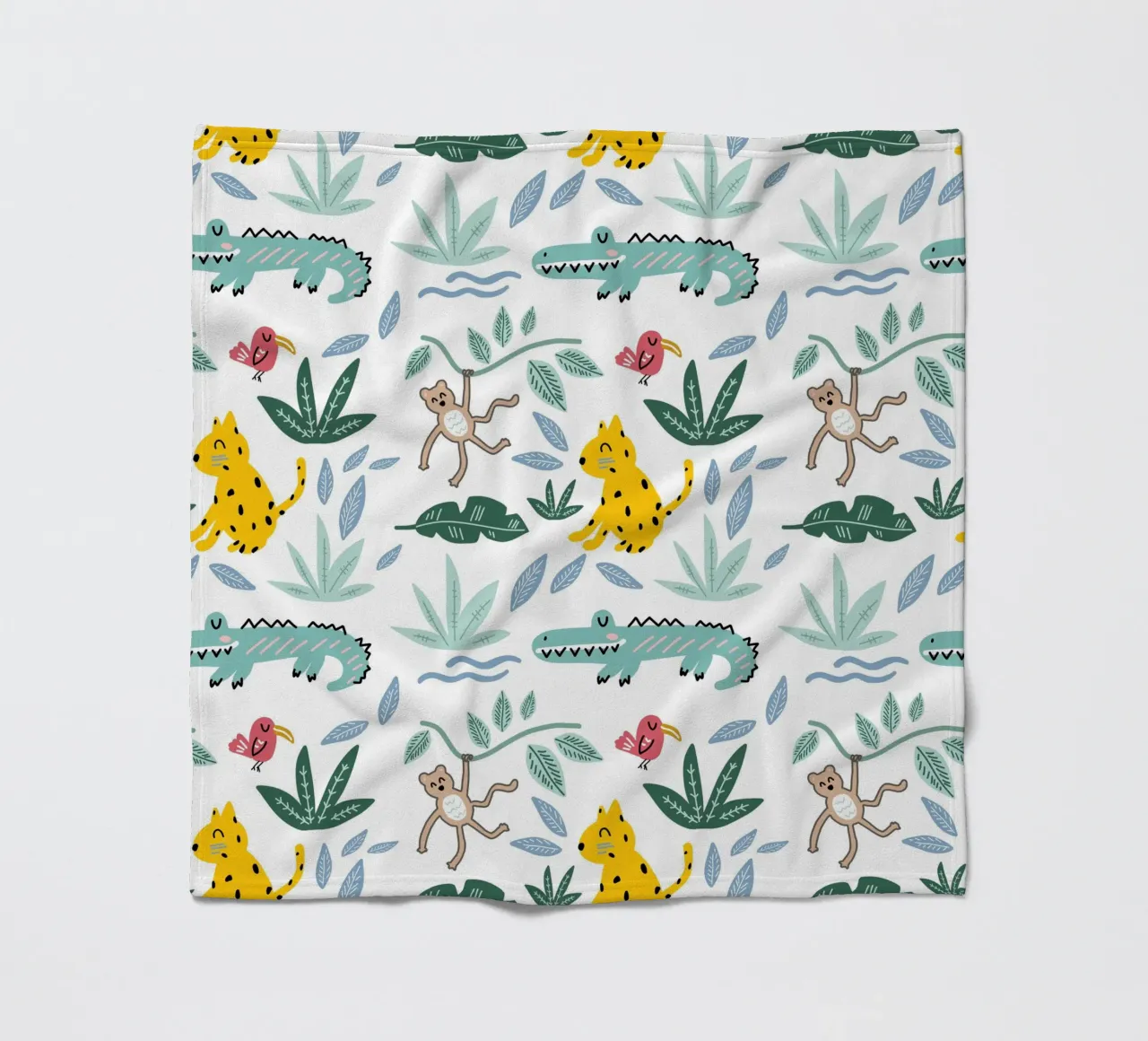 Amazonas Muster Fleecedecke von BAINAI KIDS