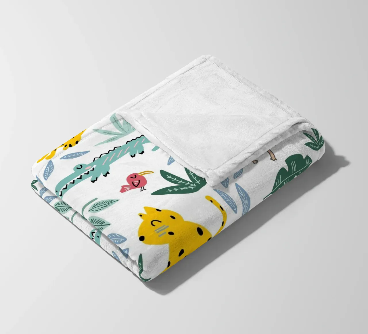 Amazonas Muster Fleecedecke von BAINAI KIDS