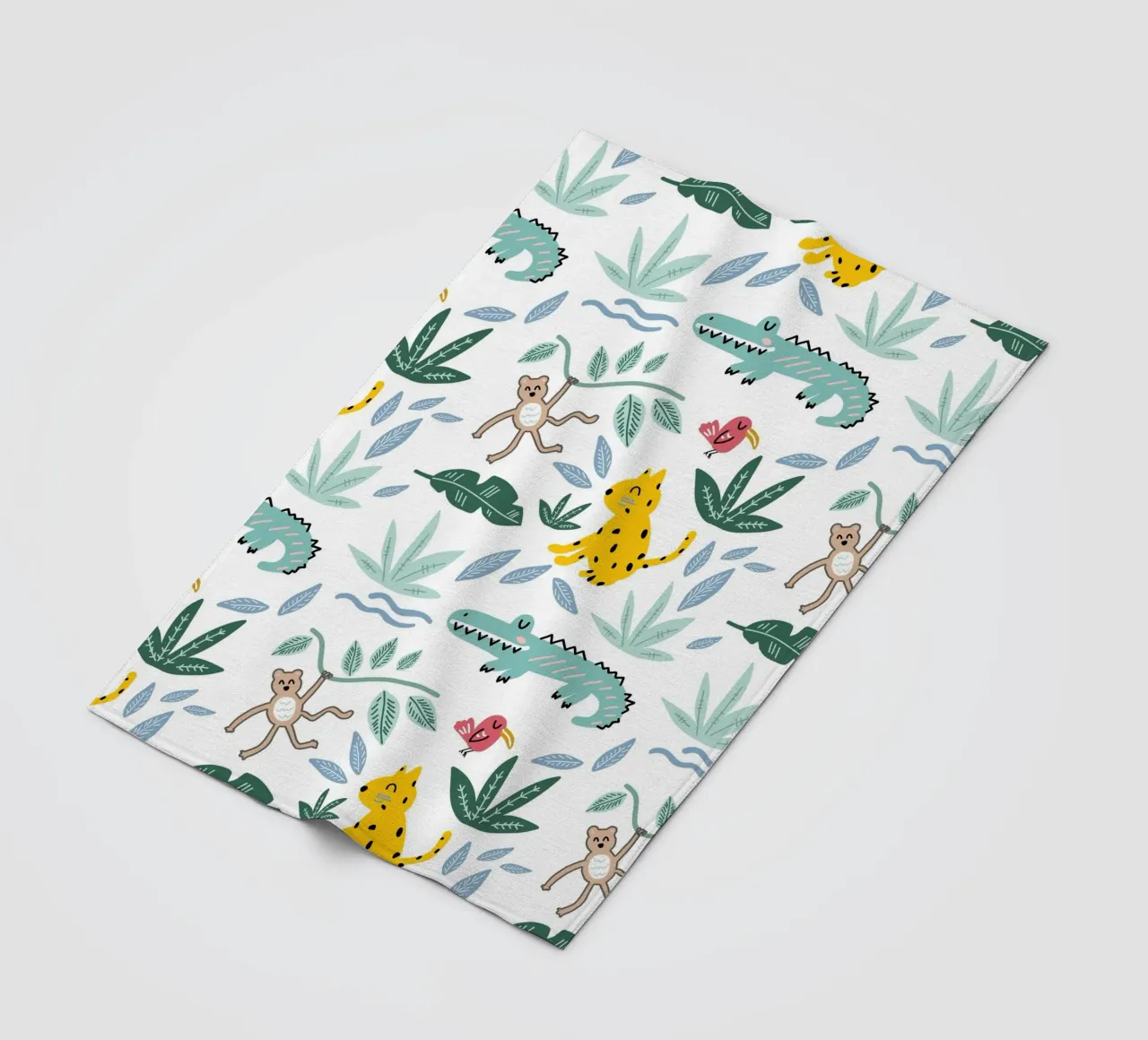 Amazonas Muster Fleecedecke von BAINAI KIDS