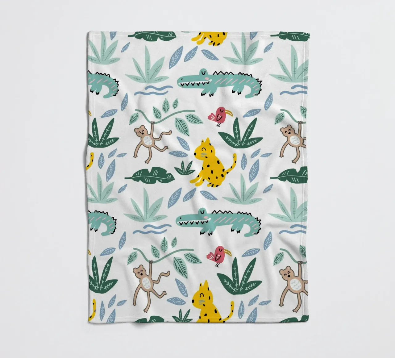 Amazonas Muster Fleecedecke von BAINAI KIDS