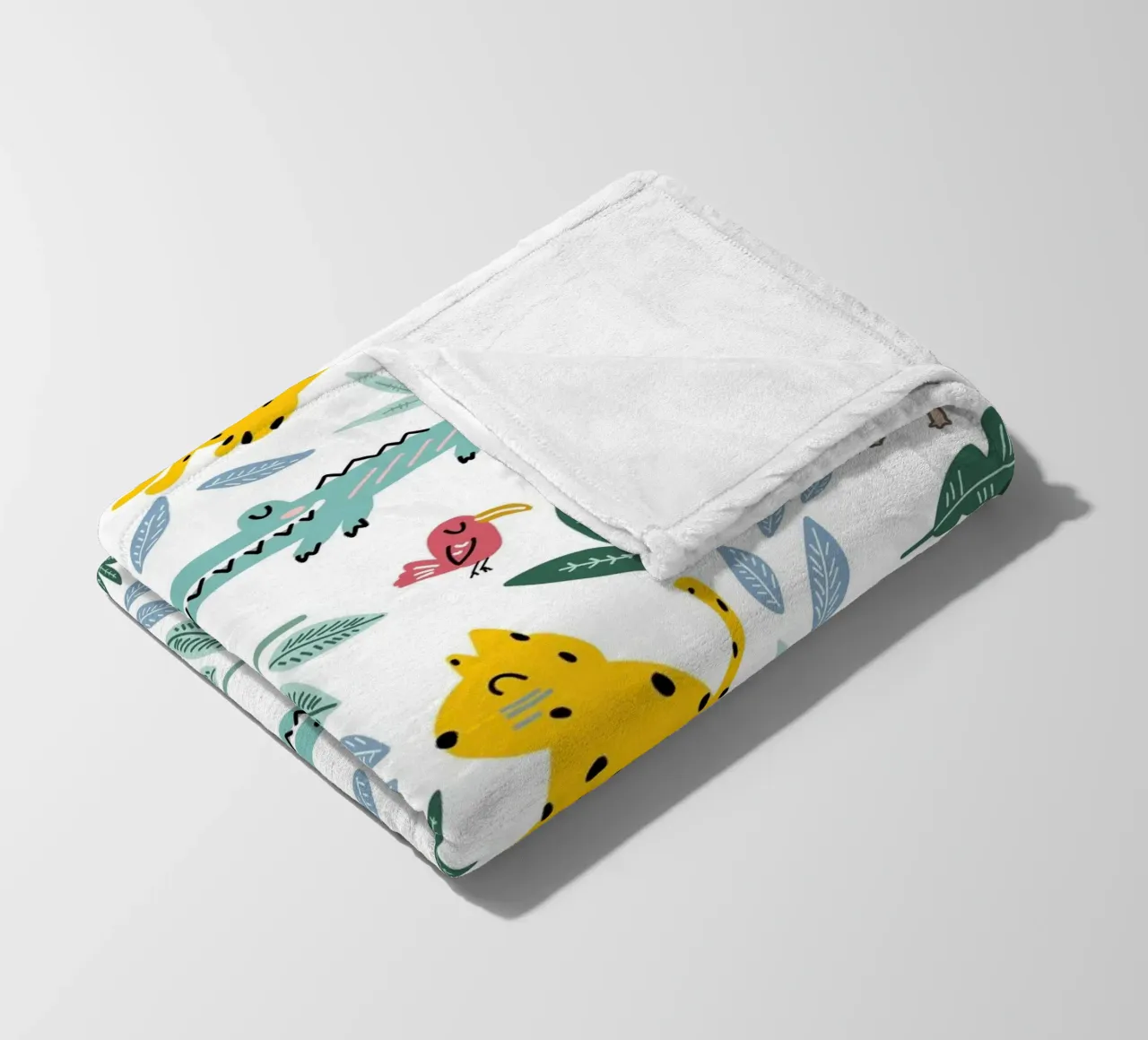 Amazonas Muster Fleecedecke von BAINAI KIDS