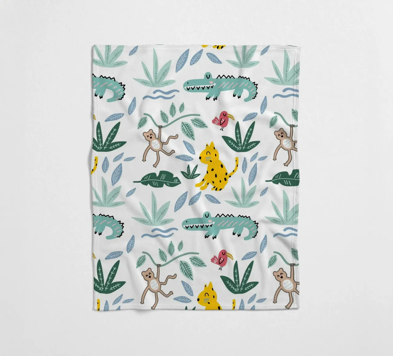 Amazonas Muster Fleecedecke von BAINAI KIDS