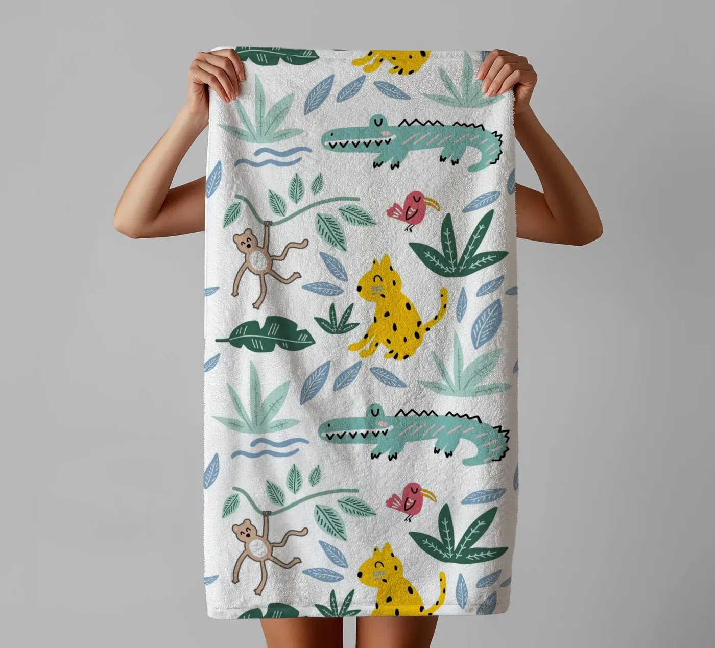 Amazonas Muster towel by BAINAI KIDS