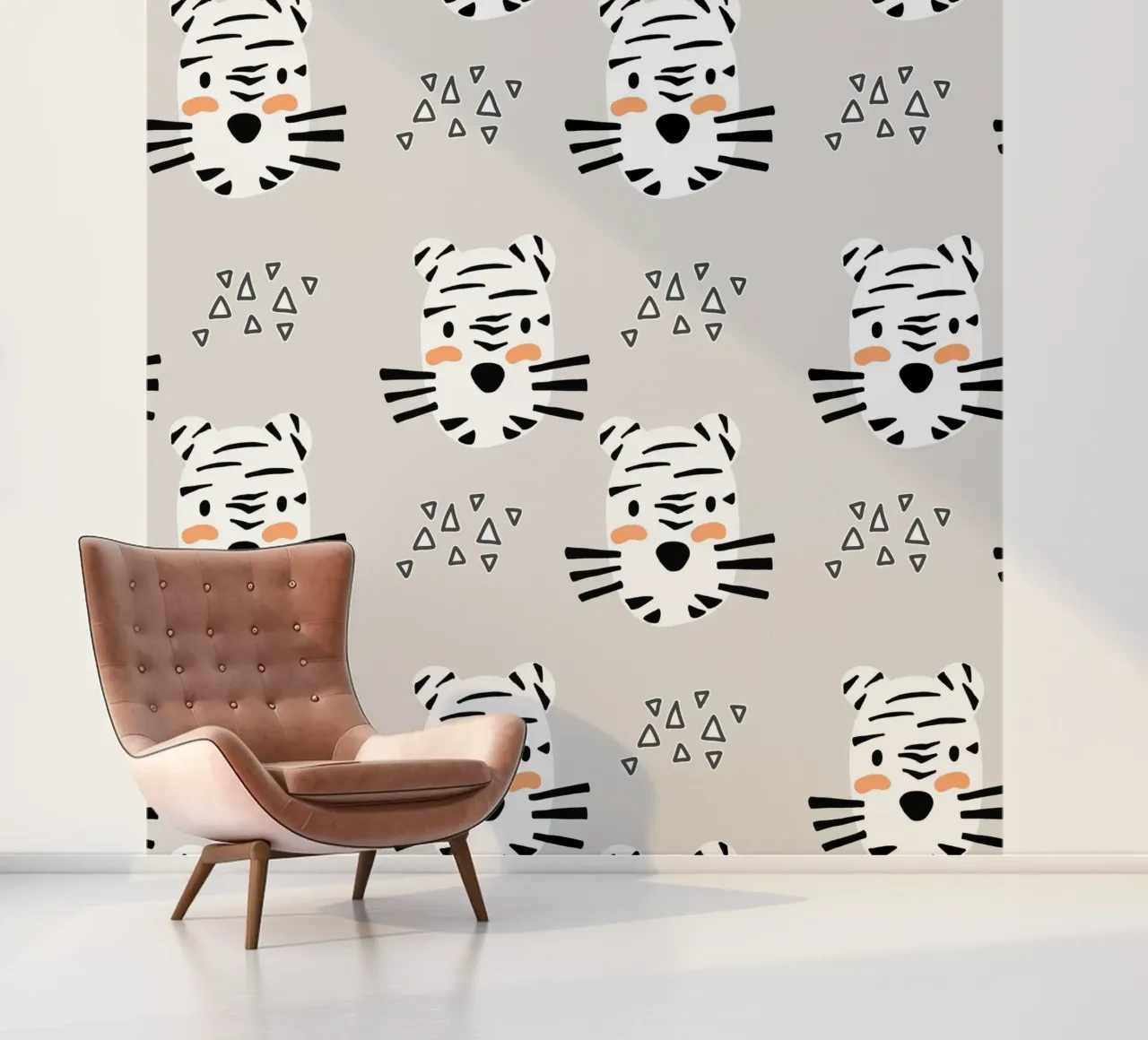 Tiger fotobehang van BAINAI KIDS