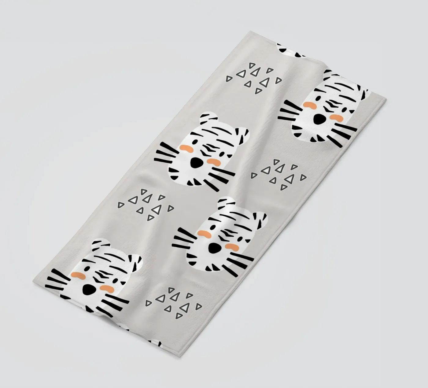 Tiger strandhanddoek van BAINAI KIDS