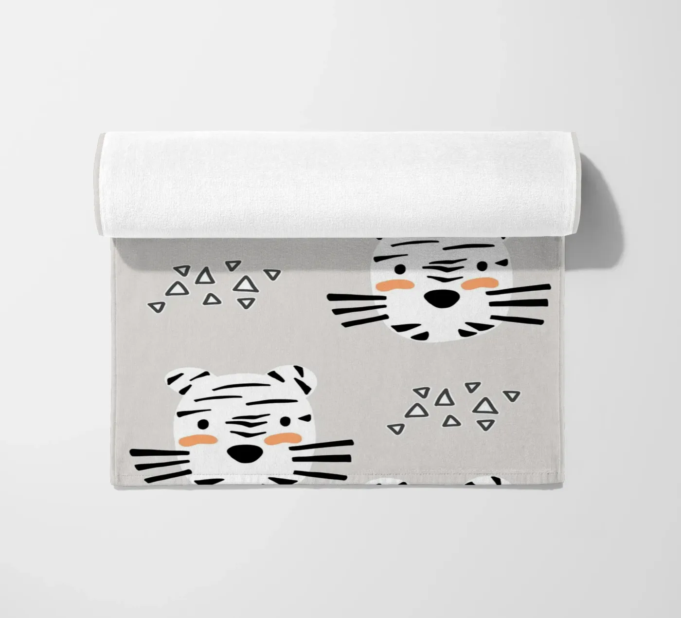 Tiger strandhanddoek van BAINAI KIDS