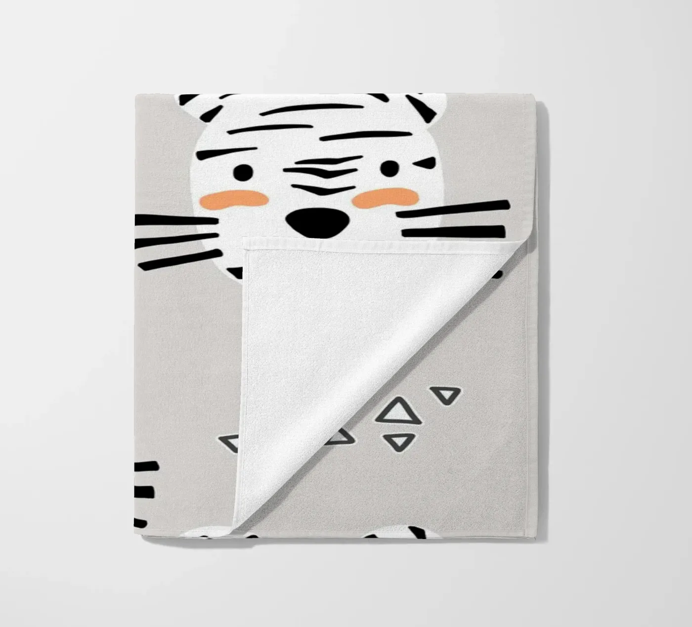 Tiger strandhanddoek van BAINAI KIDS