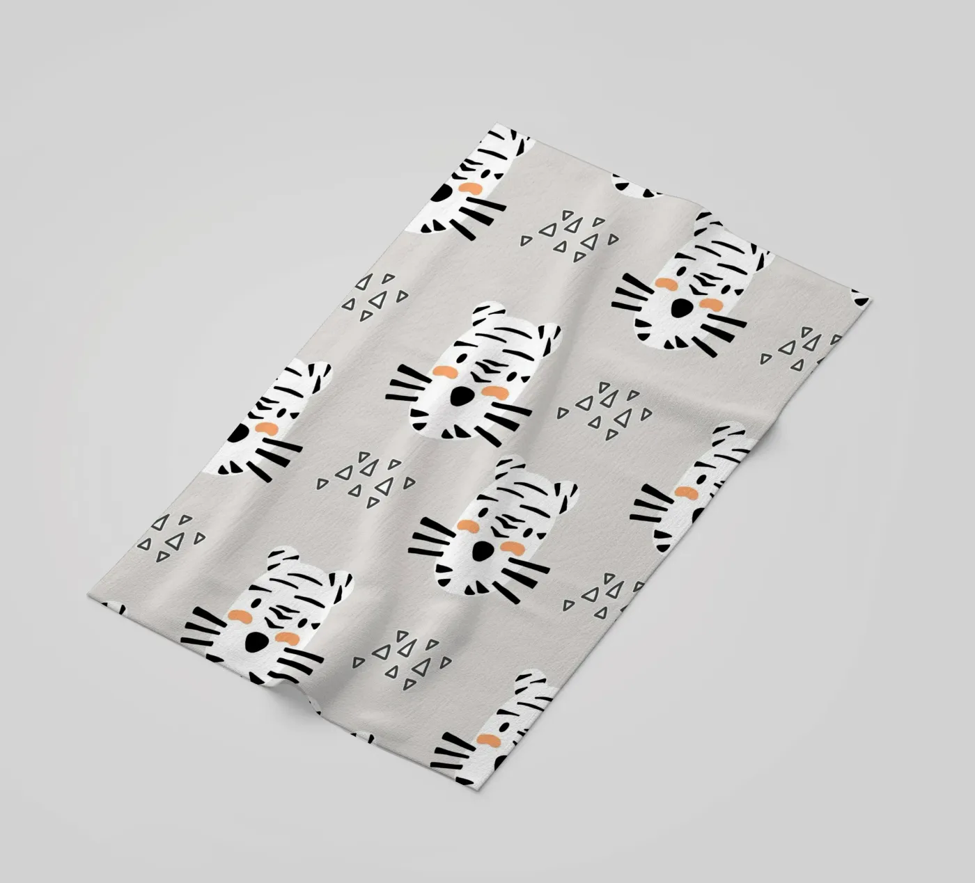 Tiger strandhanddoek van BAINAI KIDS