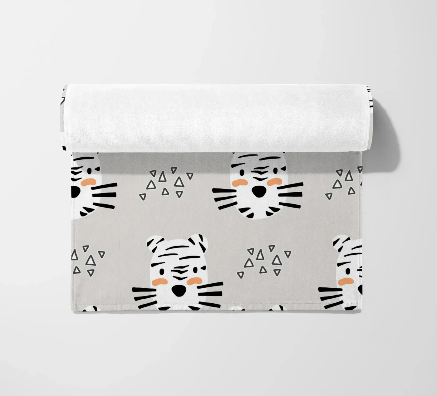 Tiger strandhanddoek van BAINAI KIDS