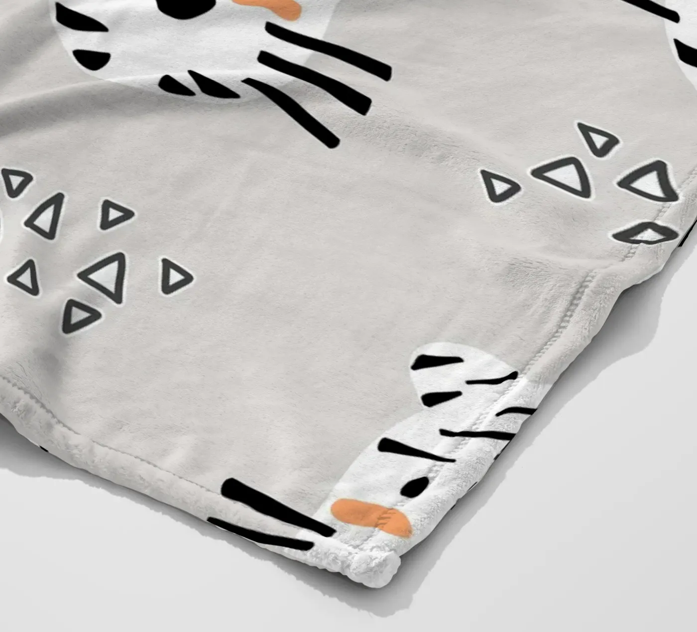 Tiger plaid polaire de BAINAI KIDS