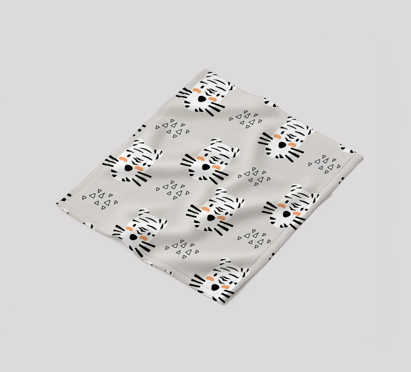 Tiger plaid polaire de BAINAI KIDS