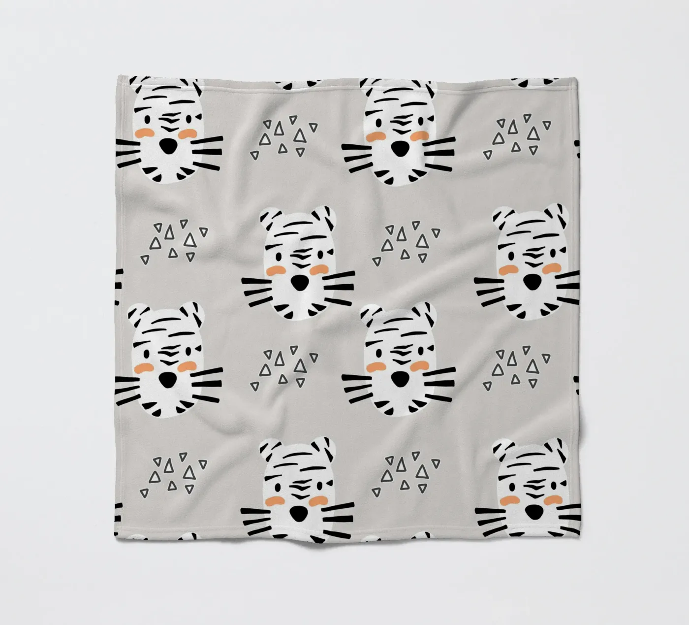 Tiger plaid polaire de BAINAI KIDS