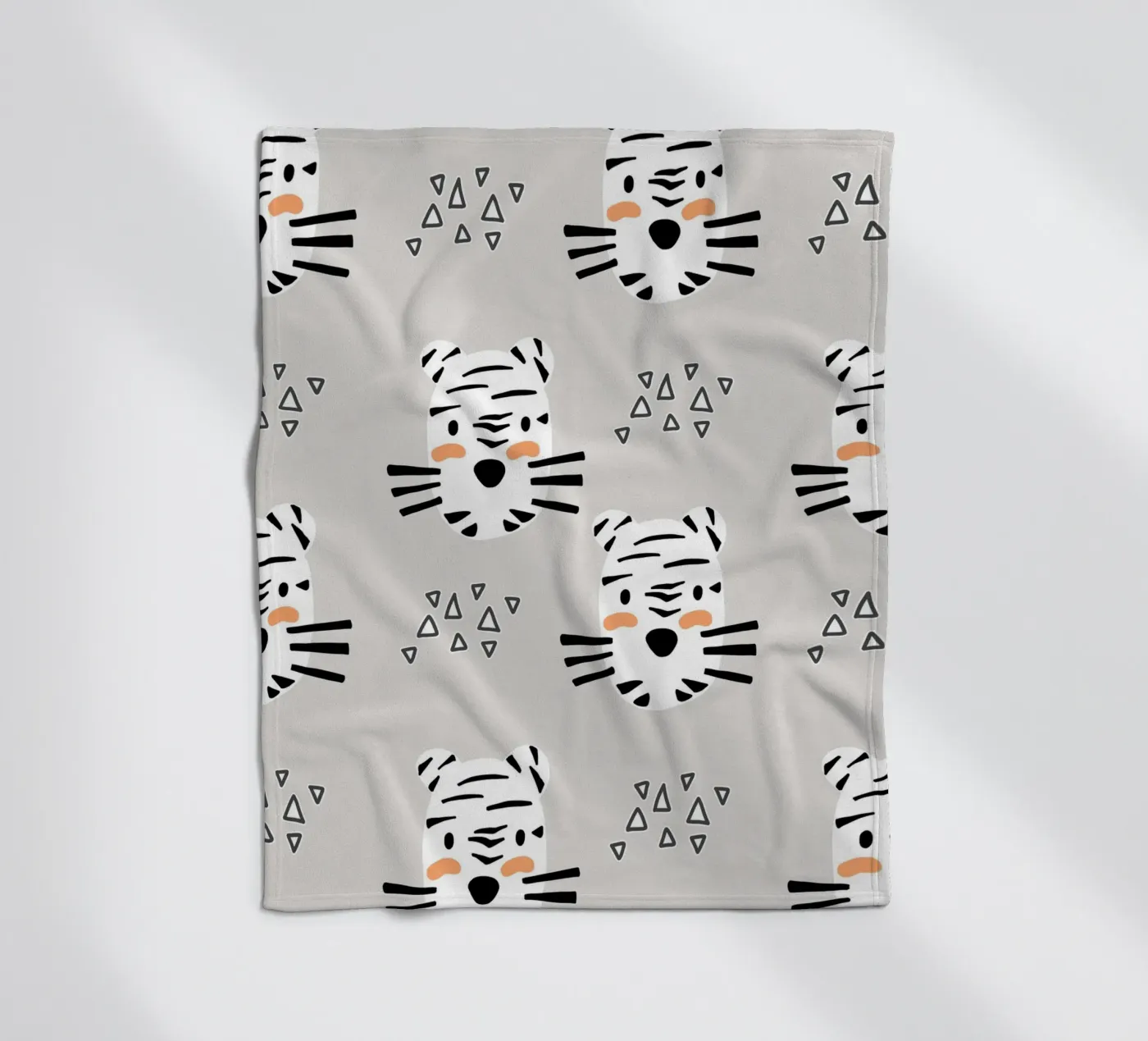 Tiger plaid polaire de BAINAI KIDS