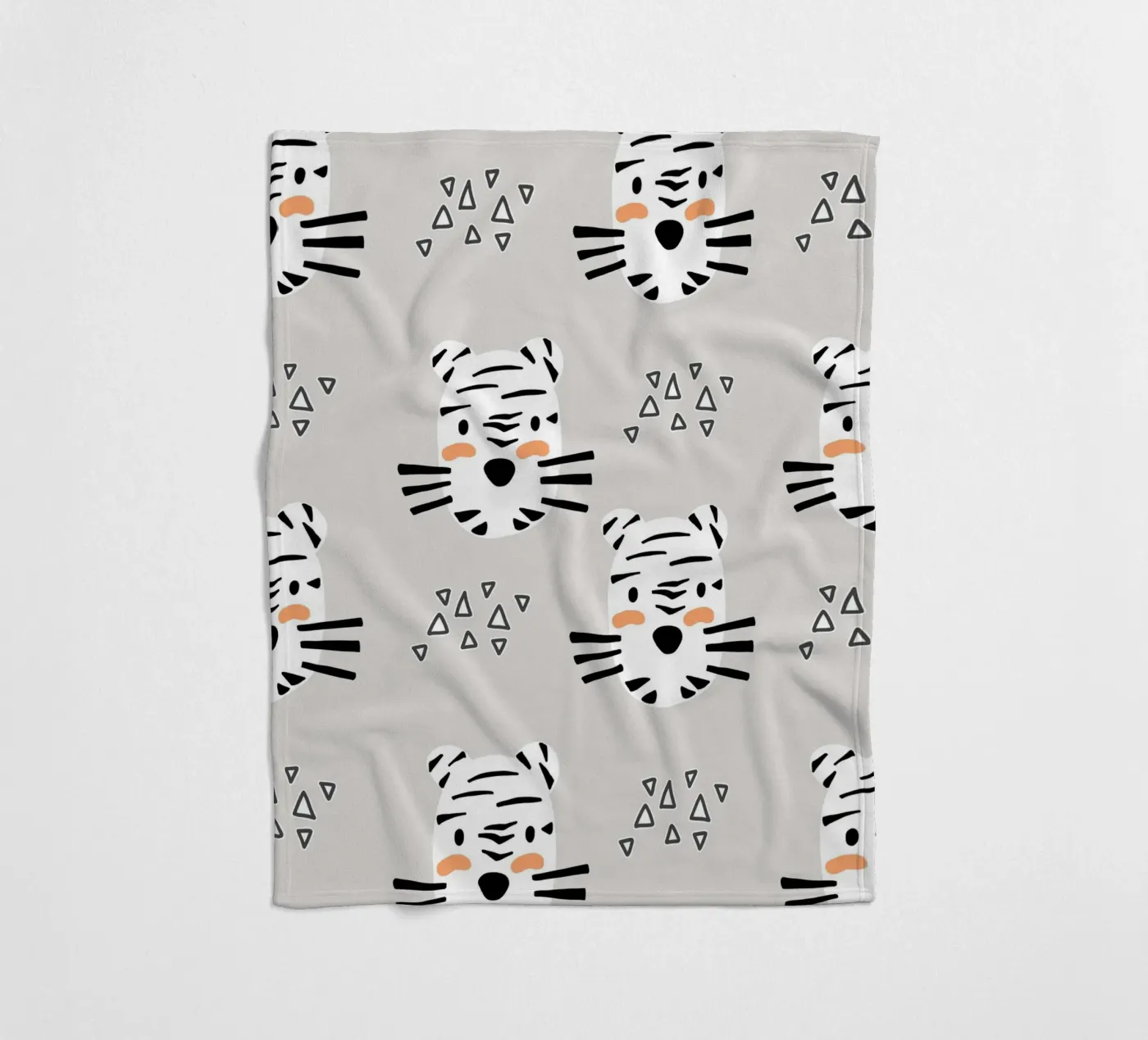 Tiger plaid polaire de BAINAI KIDS