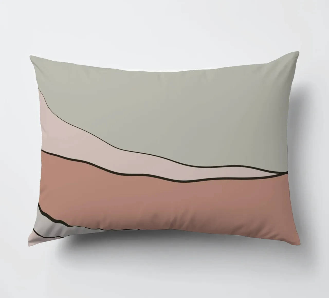 Warm forest lines cuscino da BAINAI