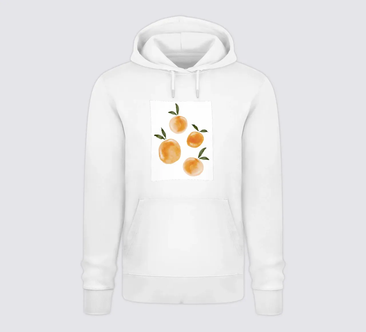 Oranges Pattern Hoodie von Melloi Art Print