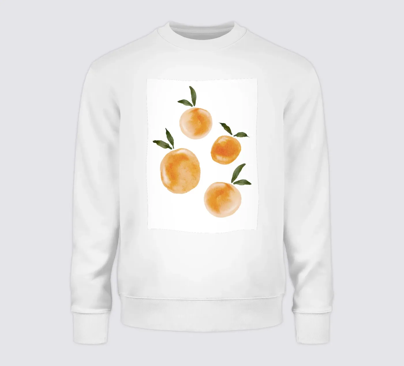 Orange pattern sweatshirt van Melloi Art Print