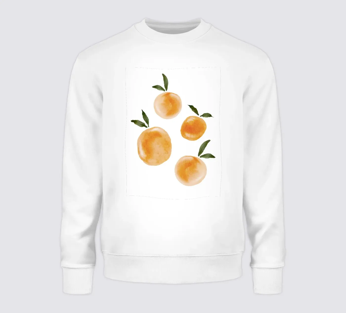 Orange pattern sweatshirt van Melloi Art Print