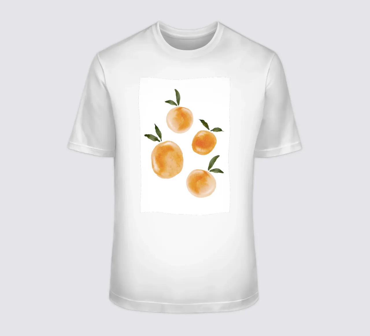 Modello arancione t-shirt da Melloi Art Print