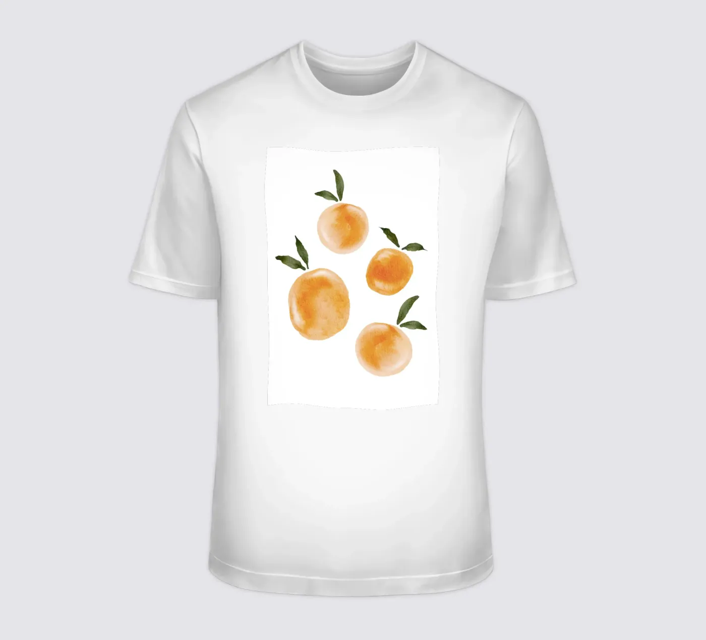 Modello arancione t-shirt da Melloi Art Print