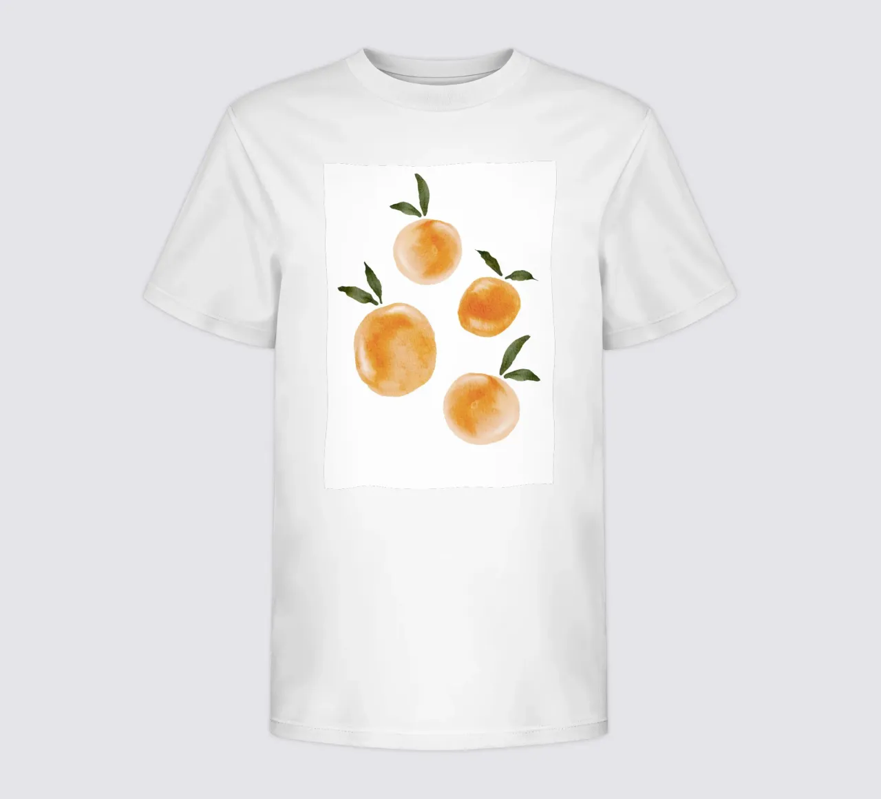Oranges Pattern Kinder T-Shirt von Melloi Art Print