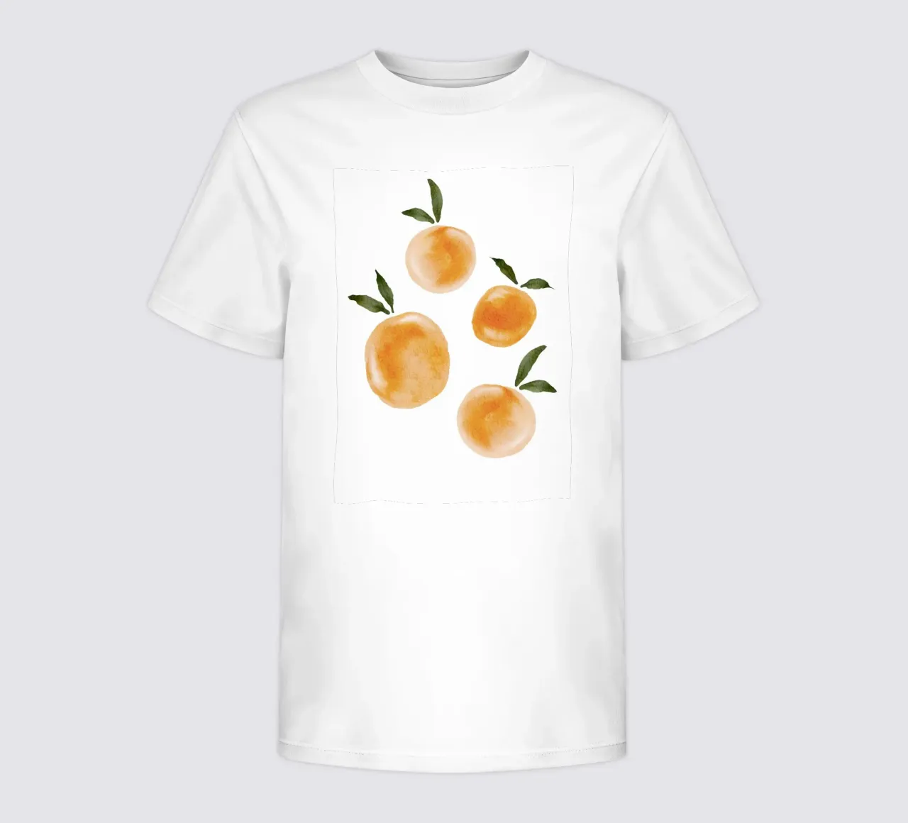 Oranges Pattern Kinder T-Shirt von Melloi Art Print