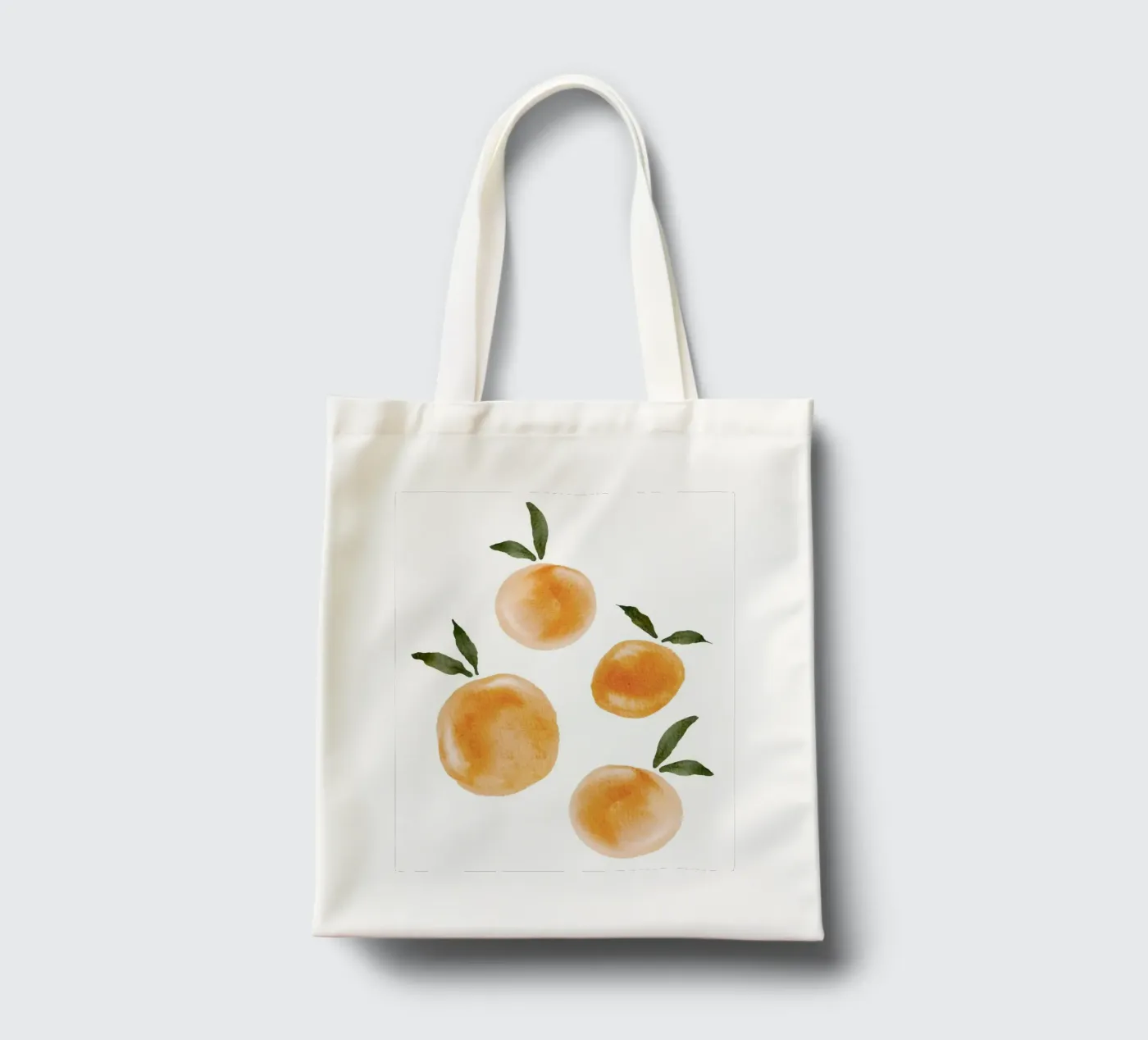 Orange pattern tote bag by Melloi Art Print