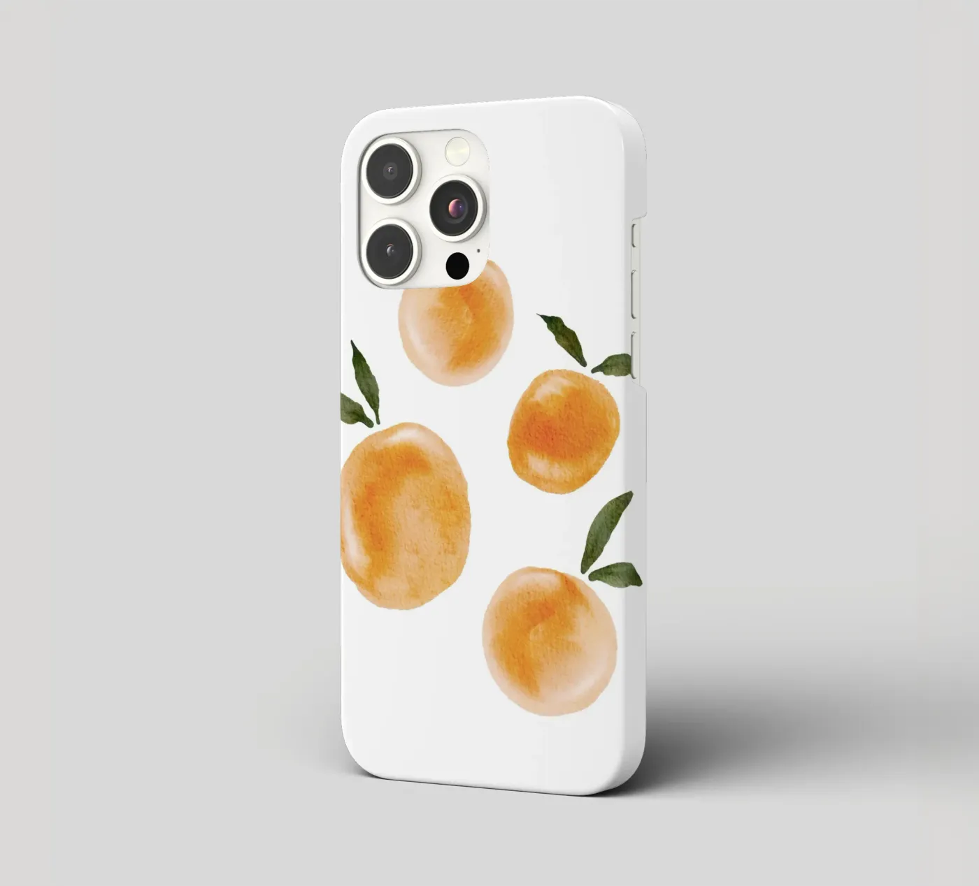 Orange pattern iphone case by Melloi Art Print