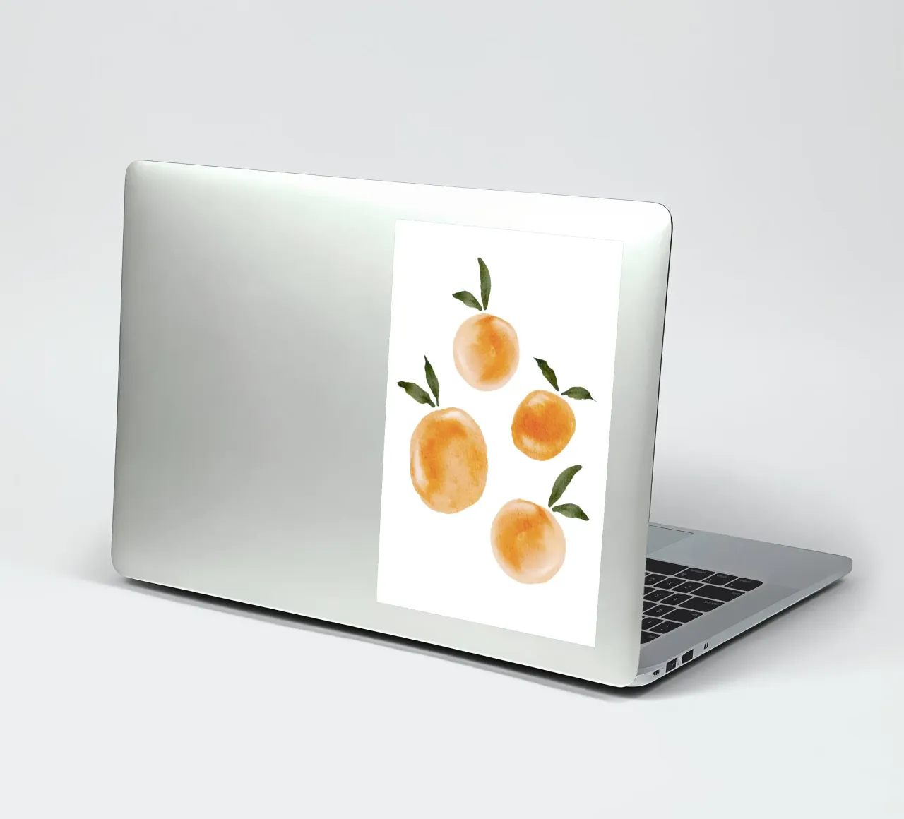 Orange pattern sticker by Melloi Art Print