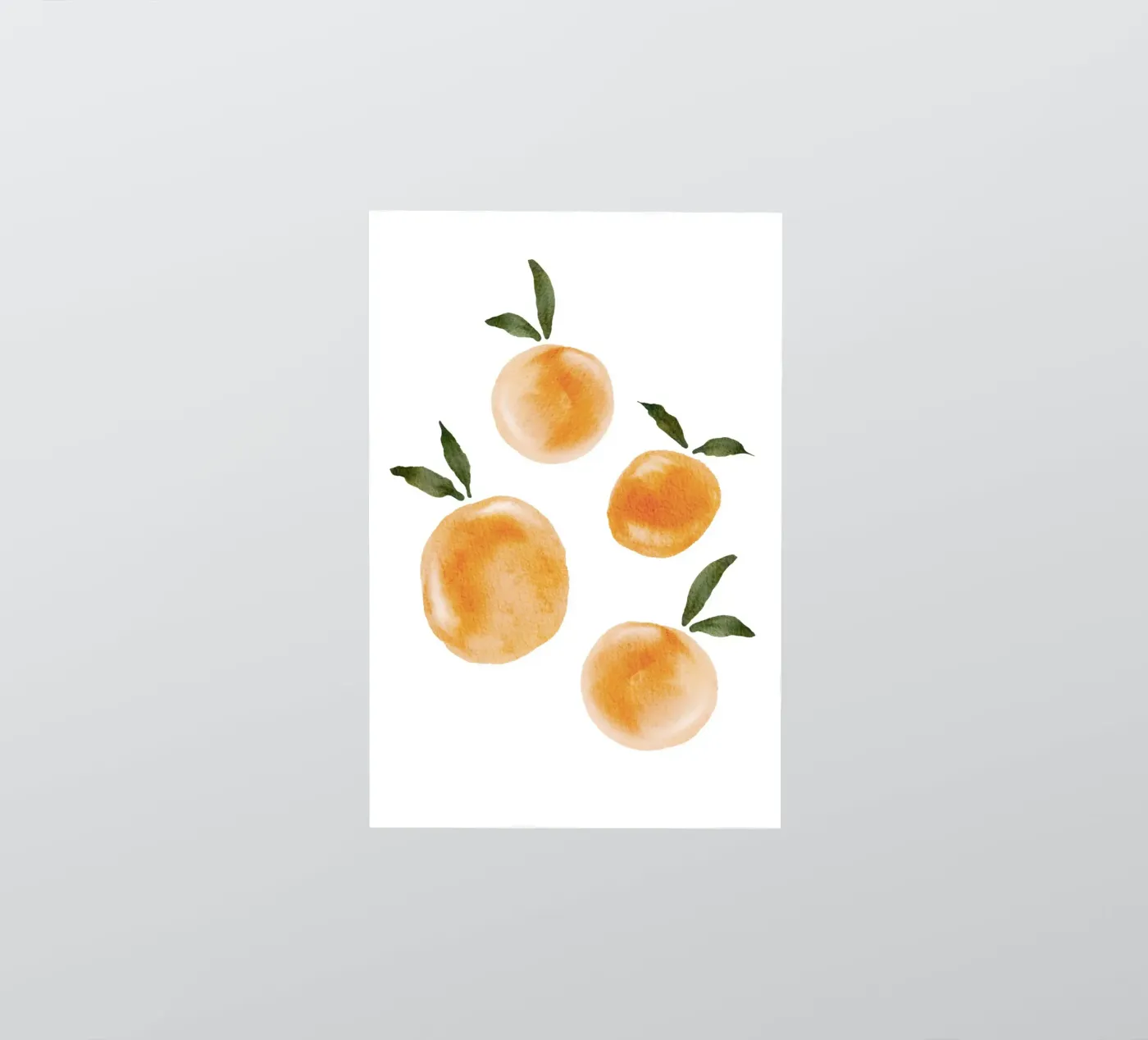 Orange pattern adesivo da Melloi Art Print