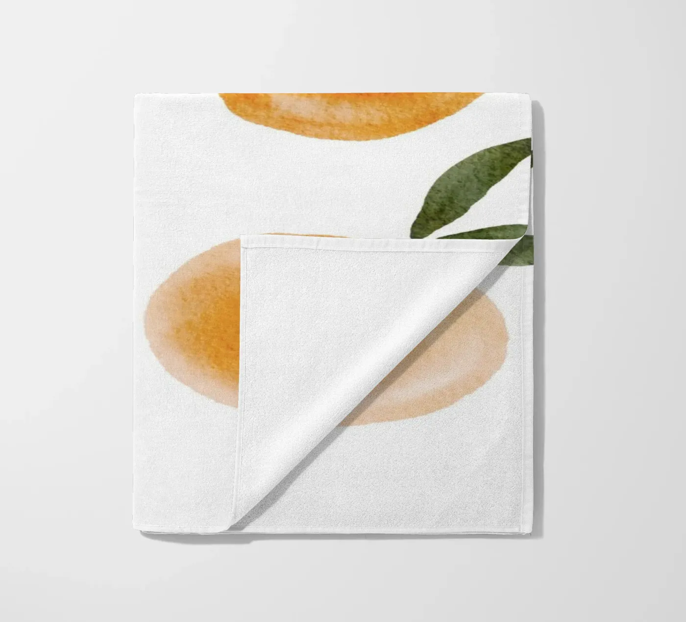 Orange pattern beach towel by Melloi Art Print