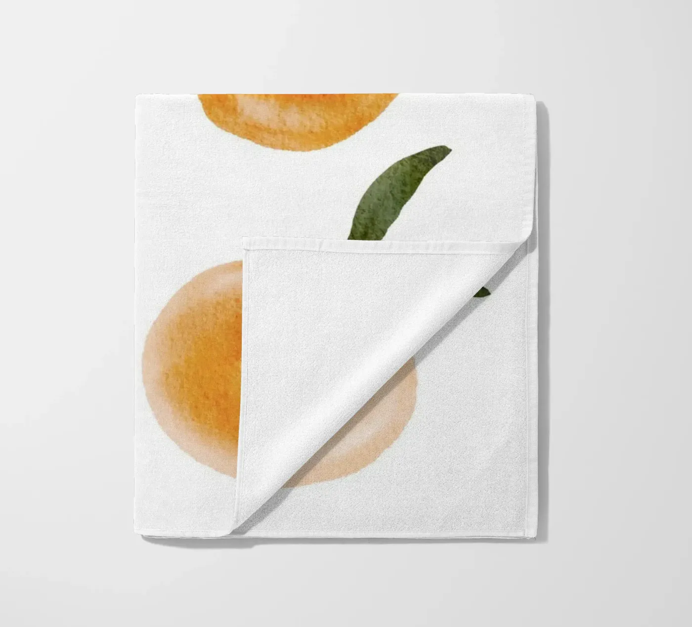 Orange pattern beach towel by Melloi Art Print