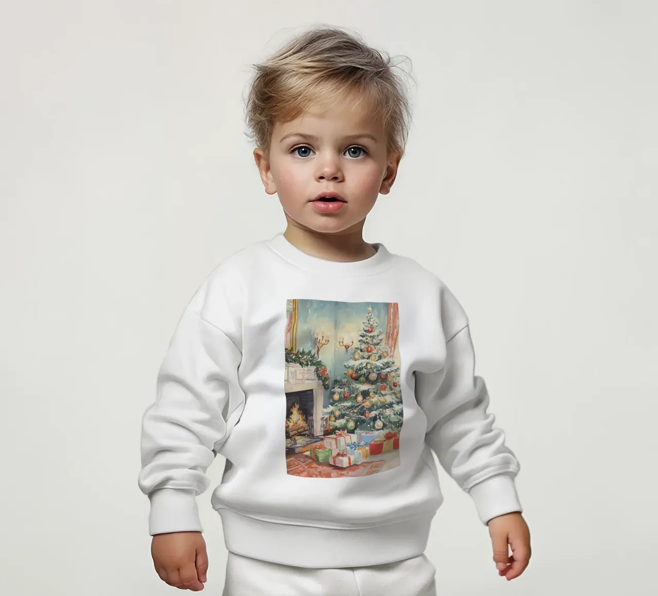 Natale classico felpa neonato da Melloi Art Print