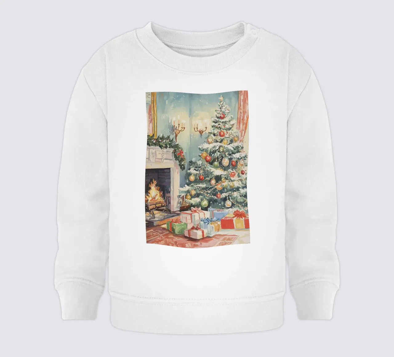 Natale classico felpa neonato da Melloi Art Print