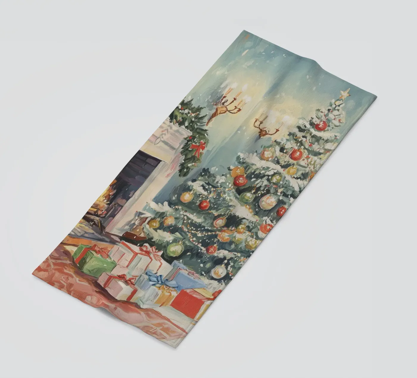 Natale classico telo mare da Melloi Art Print