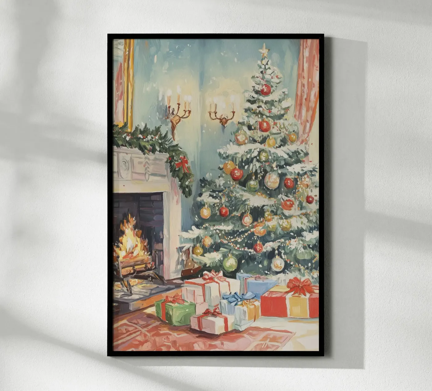 Natale classico poster da Melloi Art Print