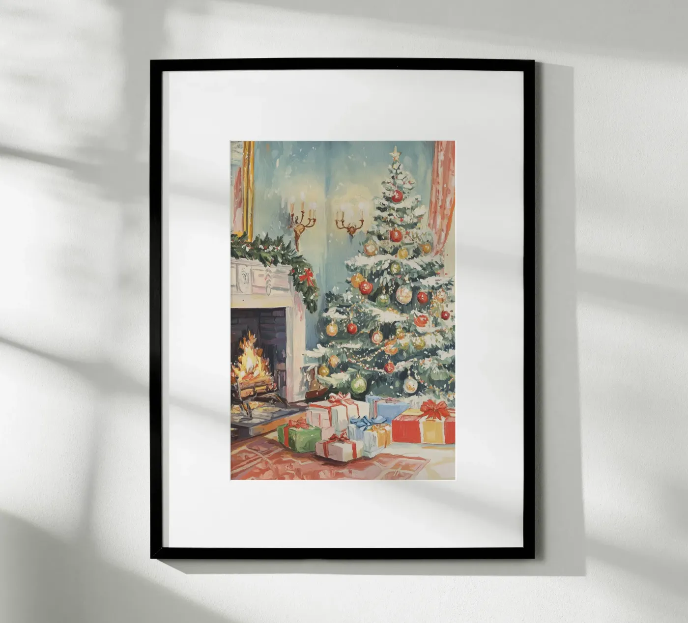 Natale classico poster da Melloi Art Print