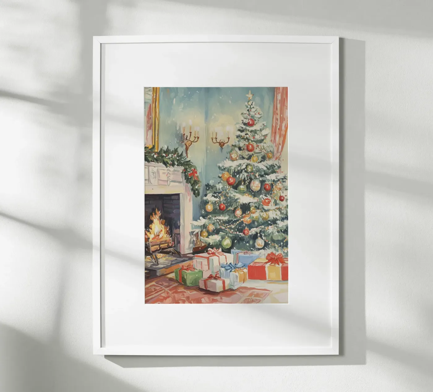 Natale classico poster da Melloi Art Print