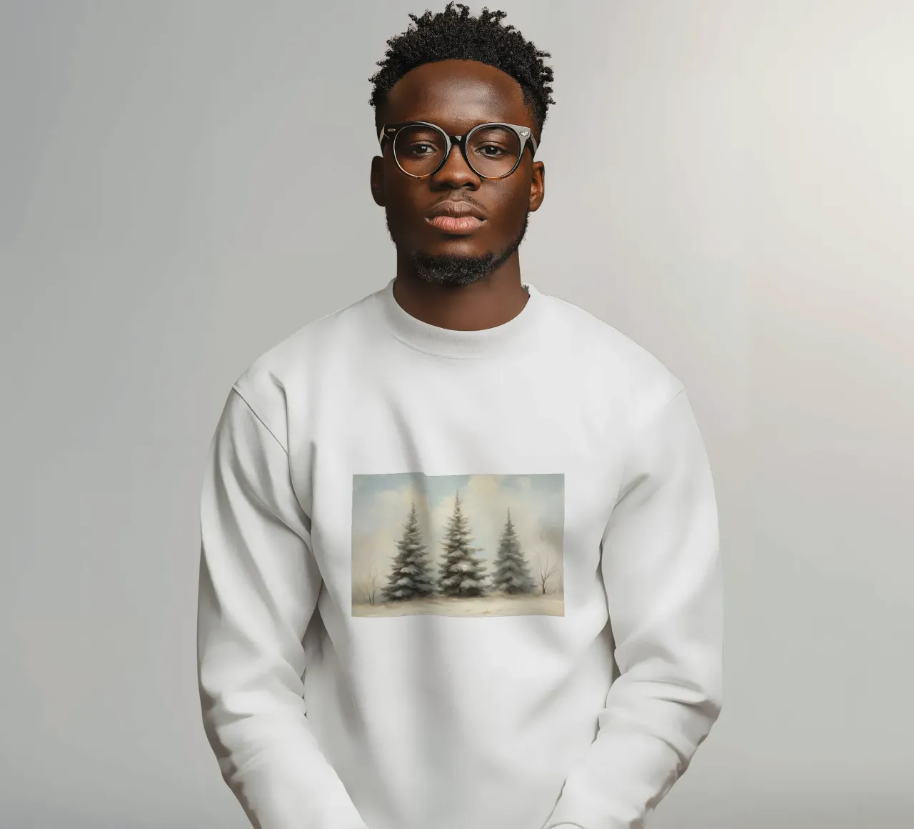 Pine Trees felpa da Melloi Art Print