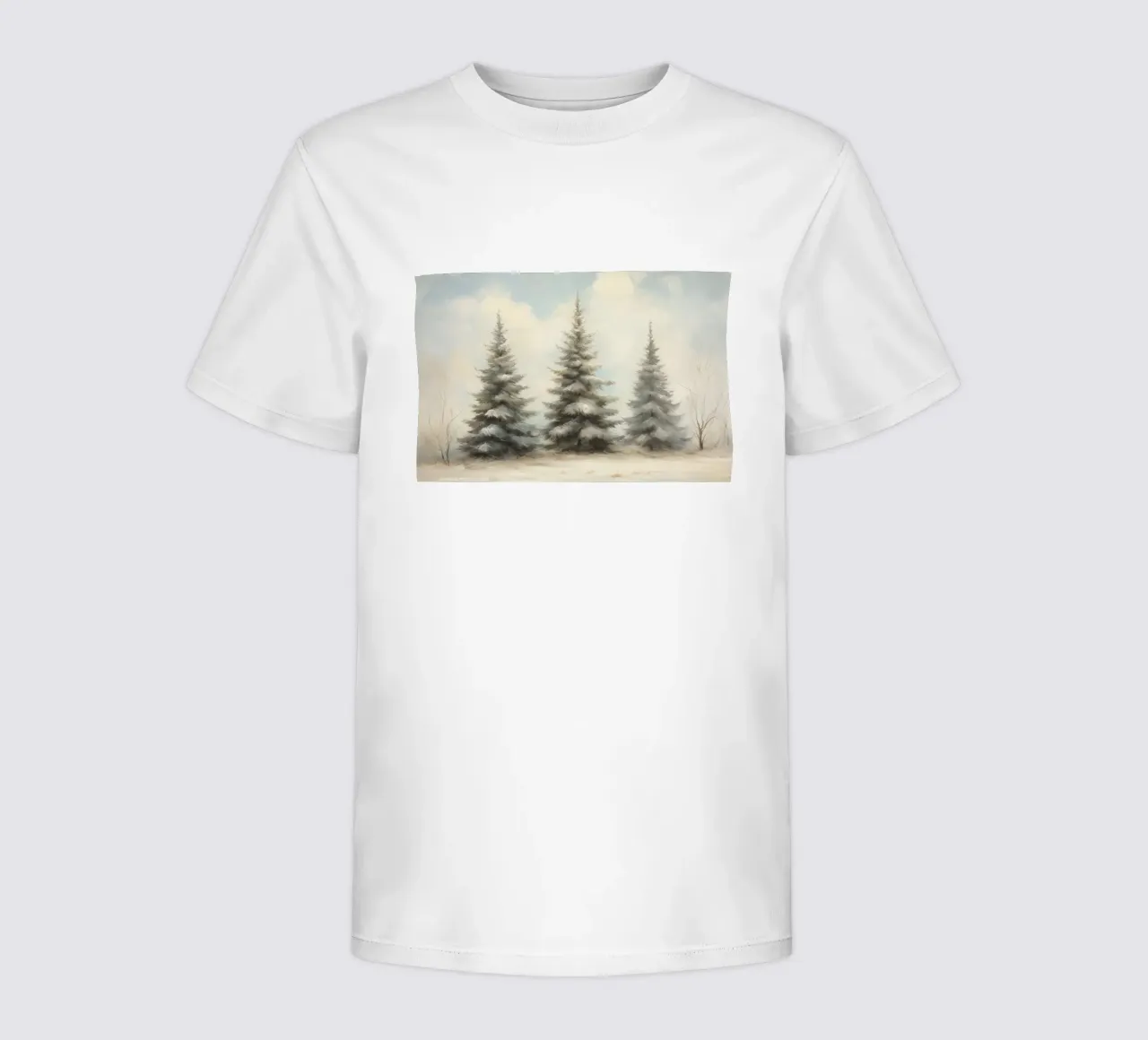 Pine Trees t-shirt bambini da Melloi Art Print