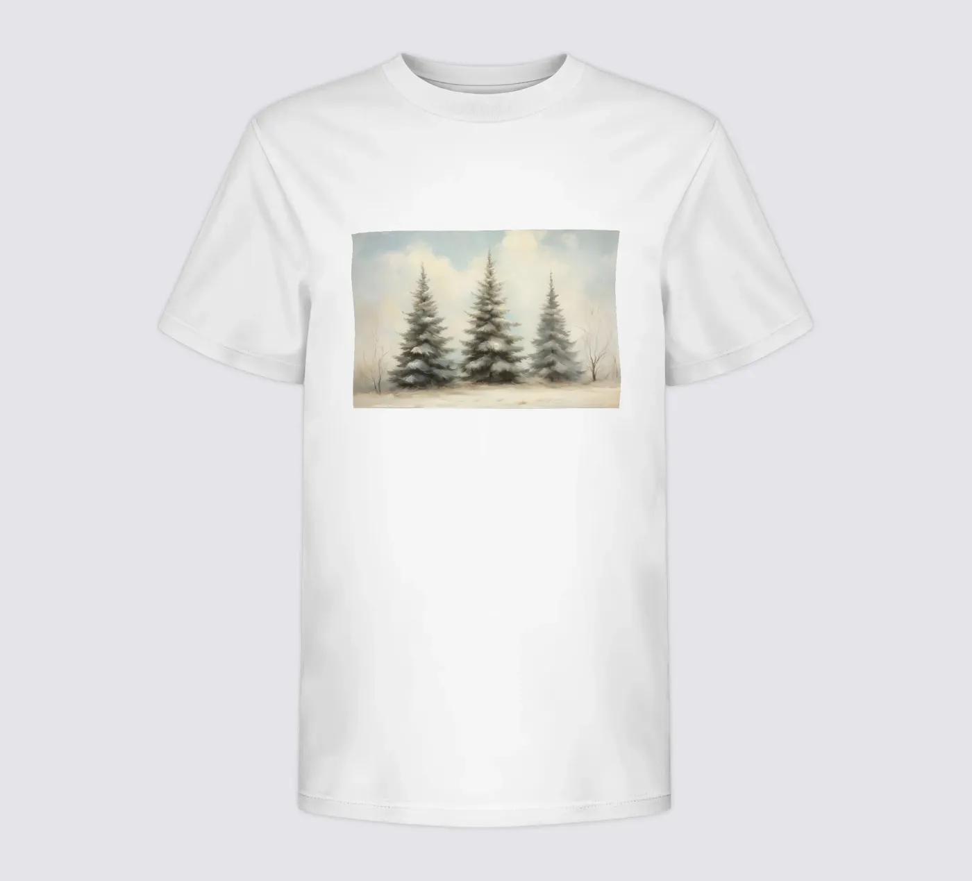 Dennenbomen kinder t-shirt van Melloi Art Print