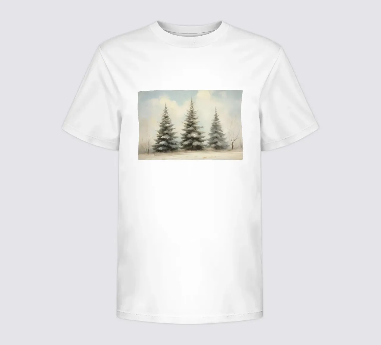 Pine Trees t-shirt bambini da Melloi Art Print