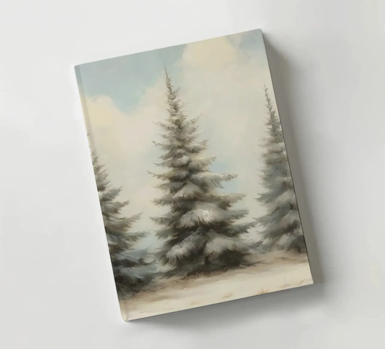 Pine Trees notebook by Melloi Art Print