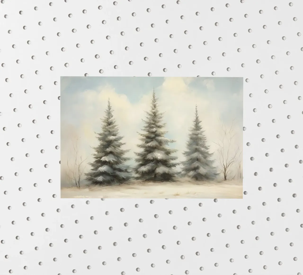 Pine Trees sticker by Melloi Art Print