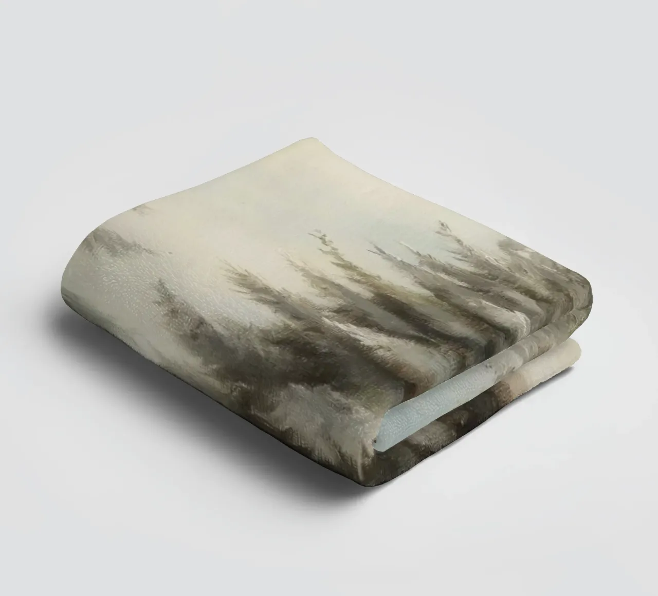 Pine Trees towel by Melloi Art Print