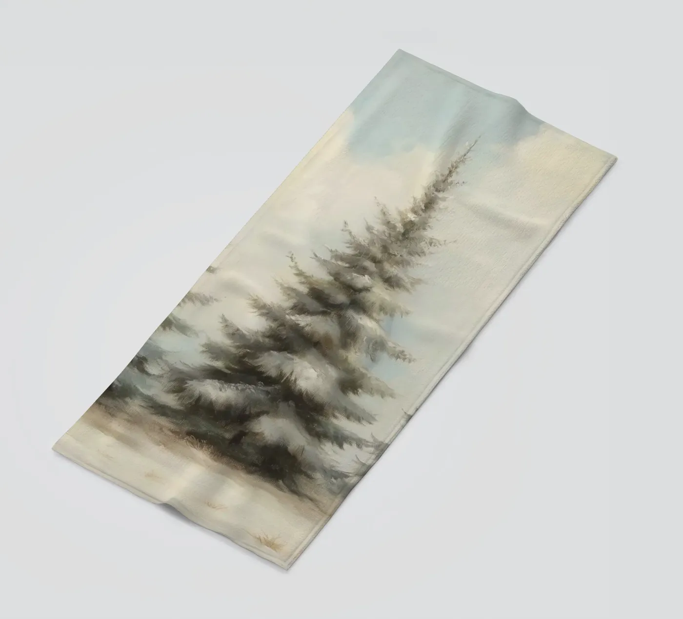 Pine Trees strandhanddoek van Melloi Art Print